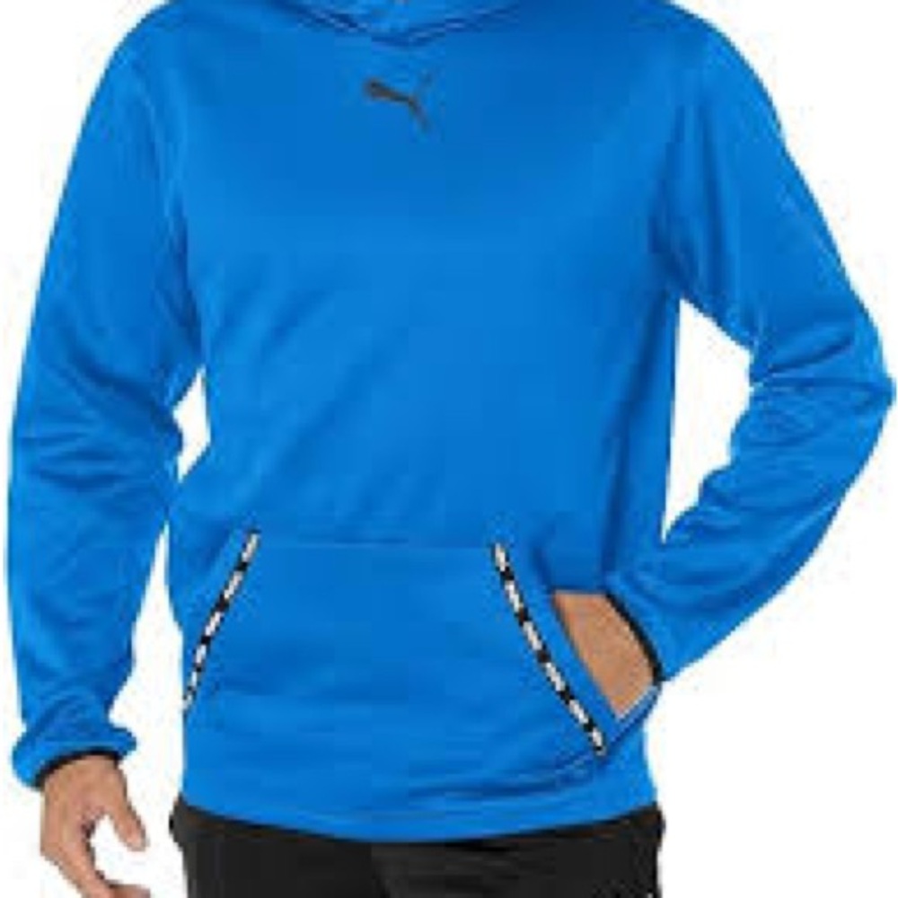 Puma Men's Vibrant Blue Hoodie